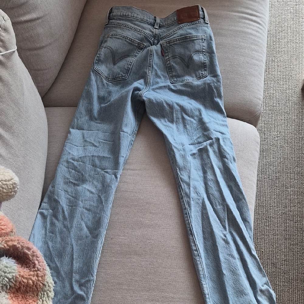 Levi's Ribcage Flare Light Blue High-Rise Flare Jeans